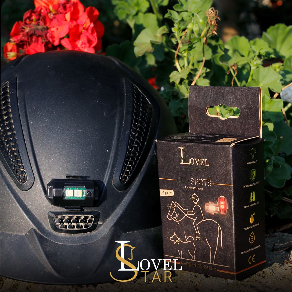 LED Spots Pferd (4x)