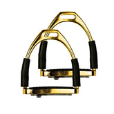 Safety-Flex Steigbügel | Gold | mit LEDs