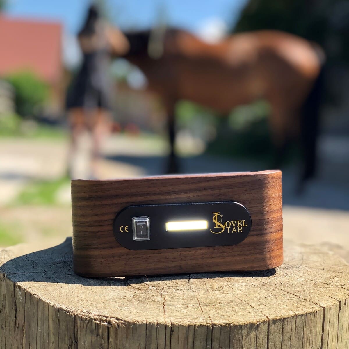 Western Stirrups | LS Walnut | incl. LEDs