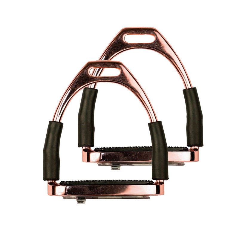 Safety-Flex Stirrups | Rosé Gold | incl. LEDs