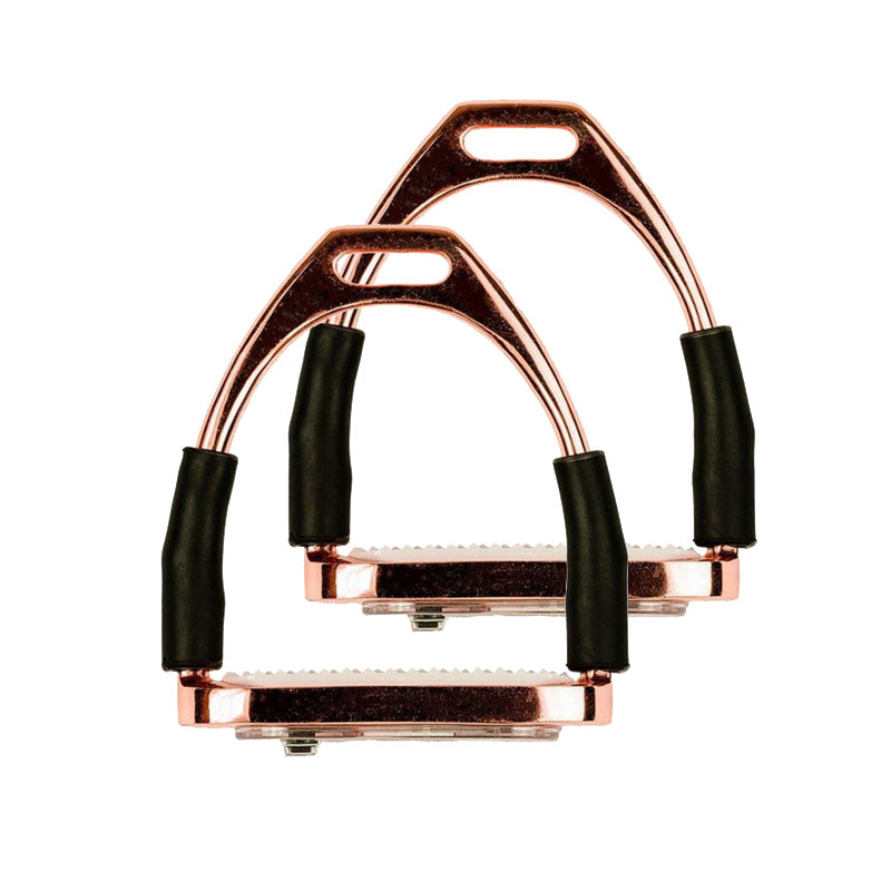 Safety-Flex Stirrups | Rosé Gold | incl. LEDs