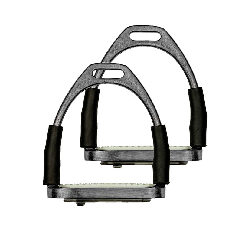 Safety-Flex Steigbügel | Brass White | mit LEDs